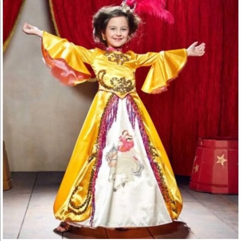 New Chasing Fireflies Girls Queen Princess Royalty Halloween Costume Dress Gown